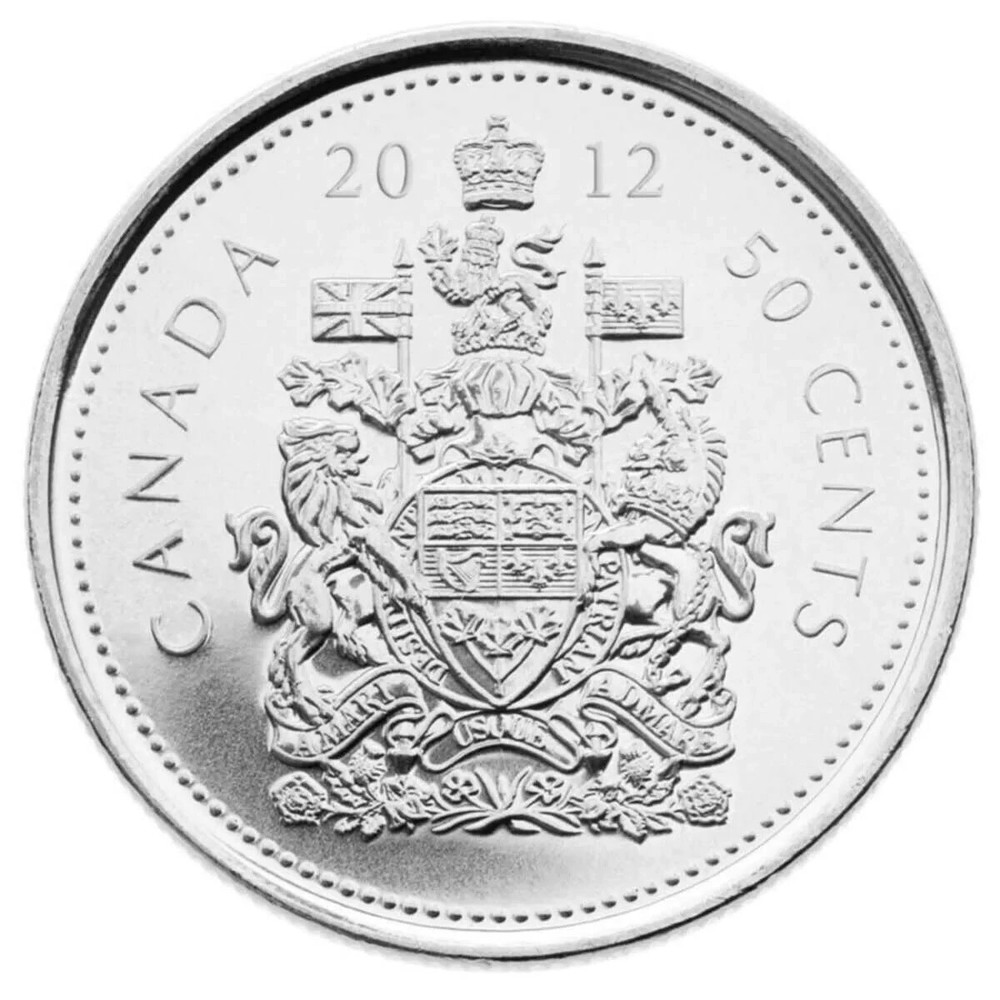 Canada 2012 Canadian 50 Cent Half Dollar Coin Uncirculated