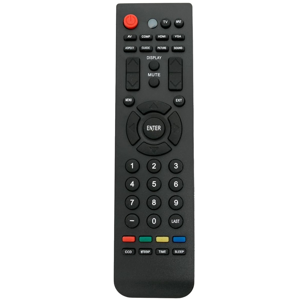 Replace Remote Control Applicable for Emerson TV Flat Pannel Television Black