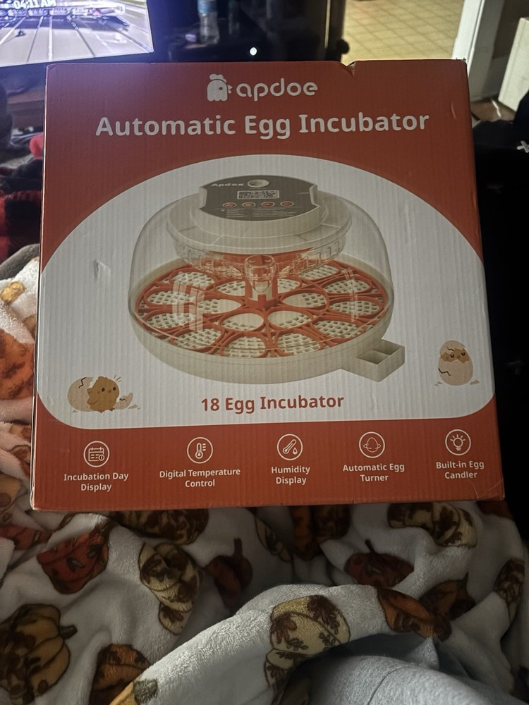 apdoe Automatic Egg Incubator 18 Egg Digital AP-12 Temperature Humidity Control