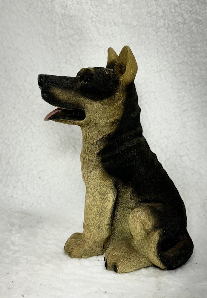German Shepherd Poly Resin Dog Statue
