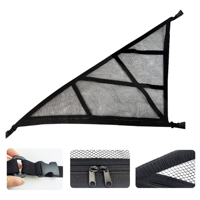 Ceiling Storage Net For Car Roof Mesh Adjustable Interior Cargo Bag