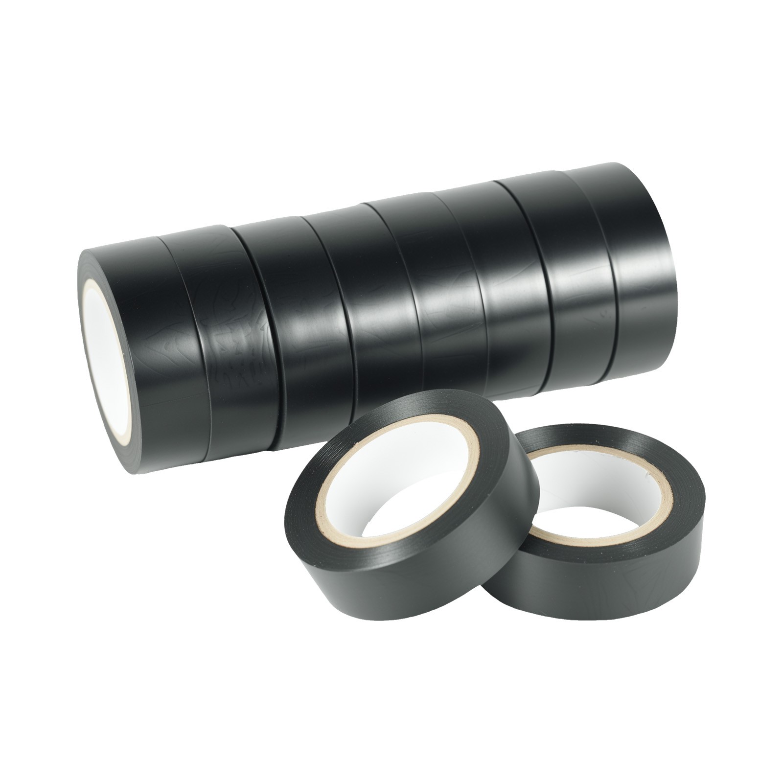 10pcs, Black, 10M Electrical Tape Wire Harness Wiring auto truck