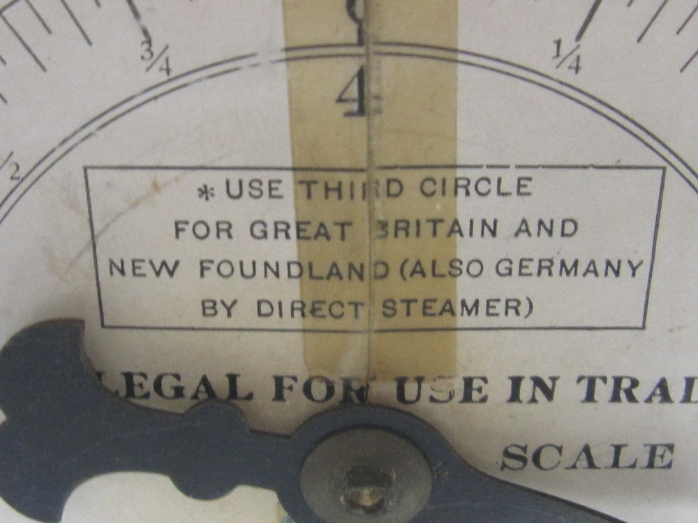 Vintage John Chatillon & Sons Postage Scale U.S.A.