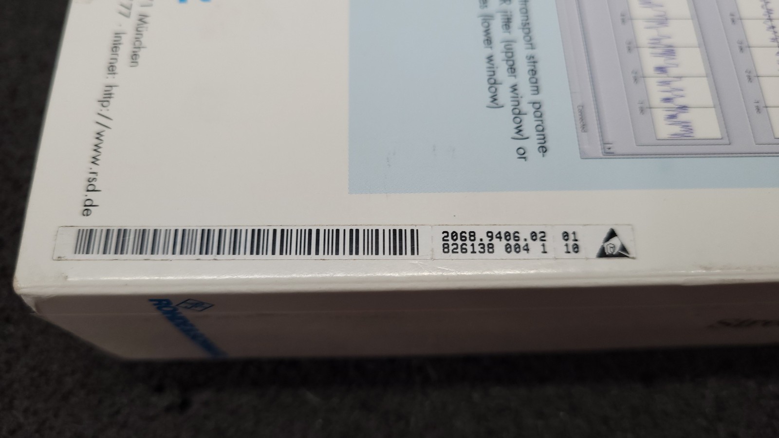 Rhode SCHWARZ DVMD-B1 DONGLE & Manual (Untested)