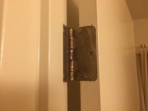 Door hinge template for 4 in hinge