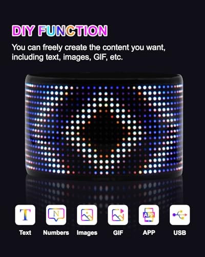Programmable LED Scrolling Sign - Display Board with 23" x 5" Full Color