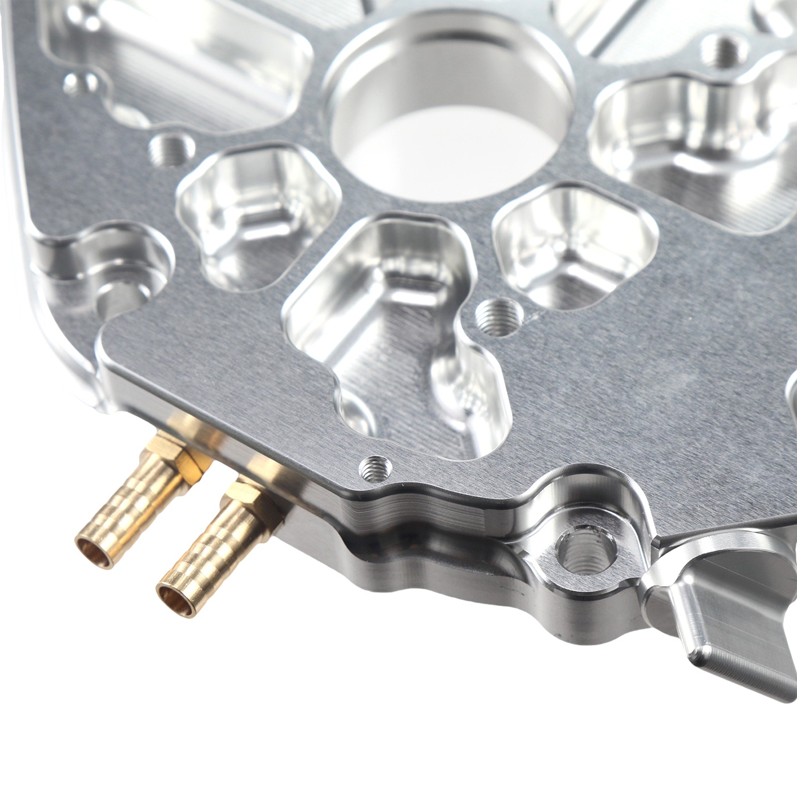 Dual Bearing Billet Side Cover For Predator 212cc Non-Hemi Silver