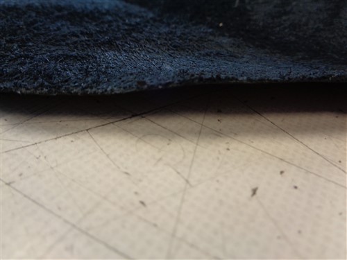 LEATHER HIDE BLACK 81" X 38 3/4"