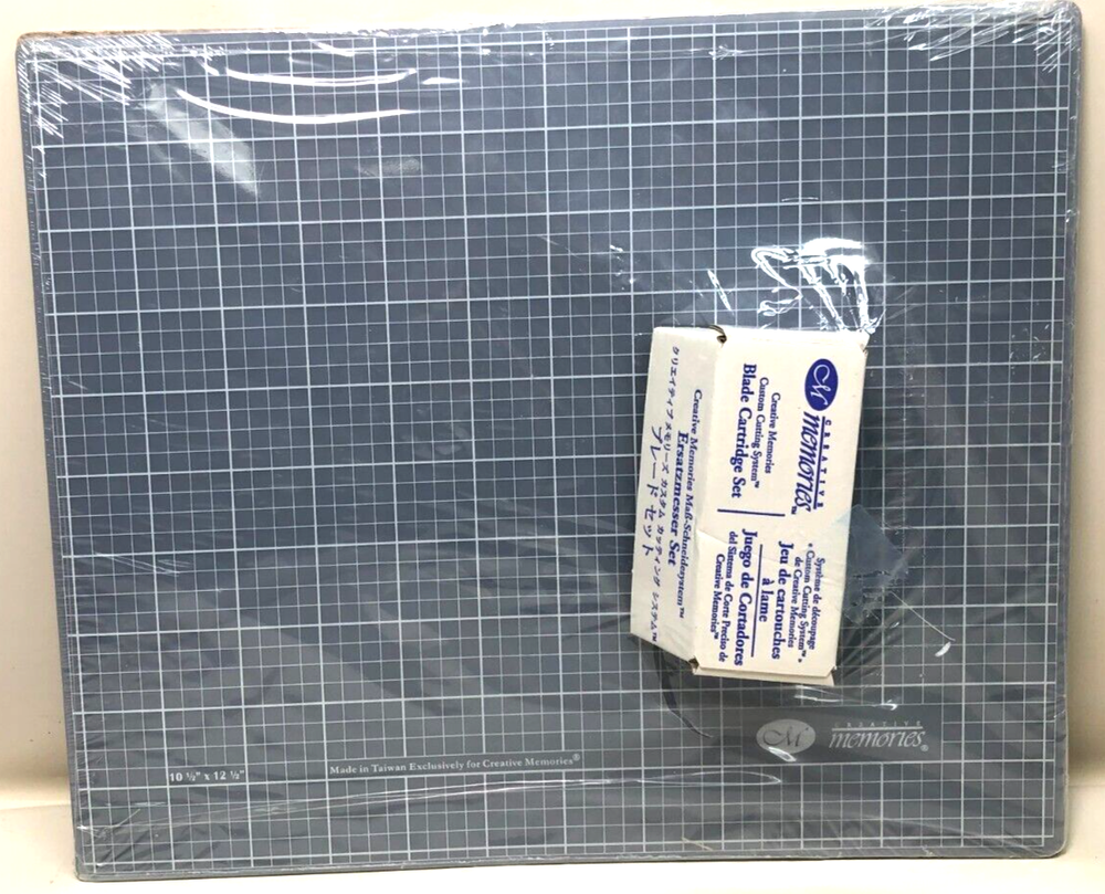 NEW Creative Memories Lot Cutting System Oval Patterns Blades Mat