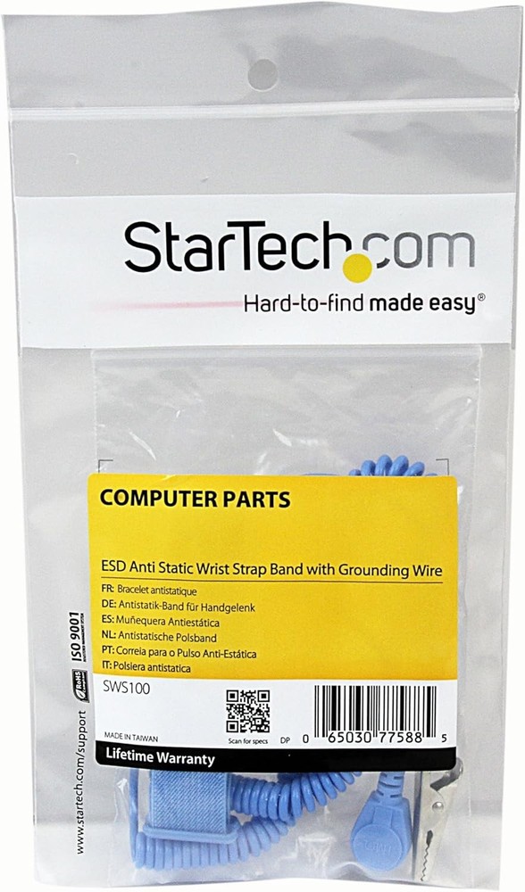 ESD Wrist Strap Band Grounding Wire for Electronics Service
