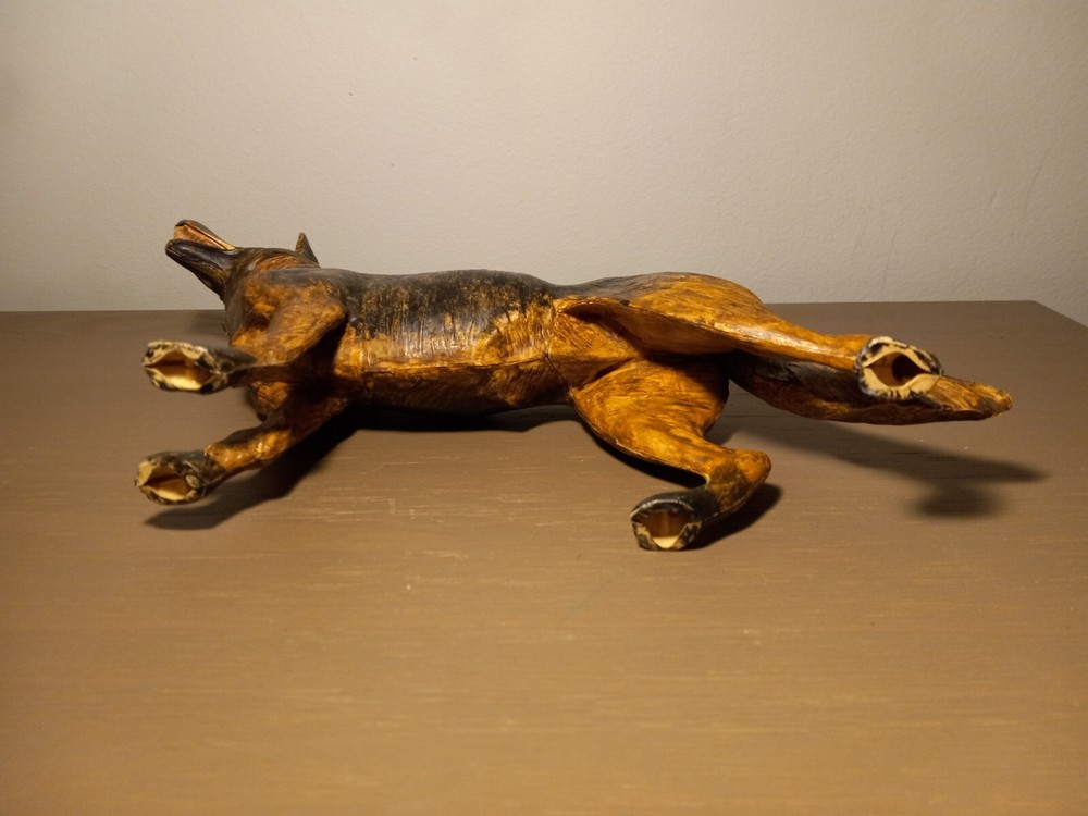 Early Celluloid Plastic German Shepherd Figure