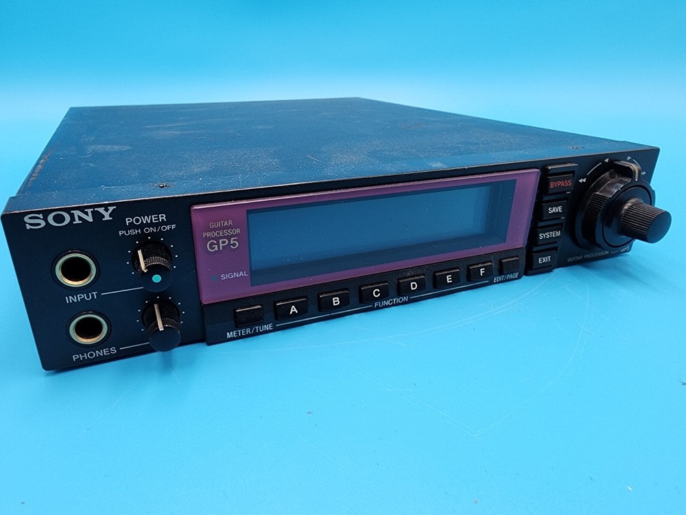 90s Sony HR-GP5 Guitar Multi Effect Instrument Processor Half Rack DPS Bass