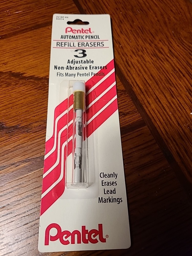 Pentel Automatic Pencil Refill Erasers NEW