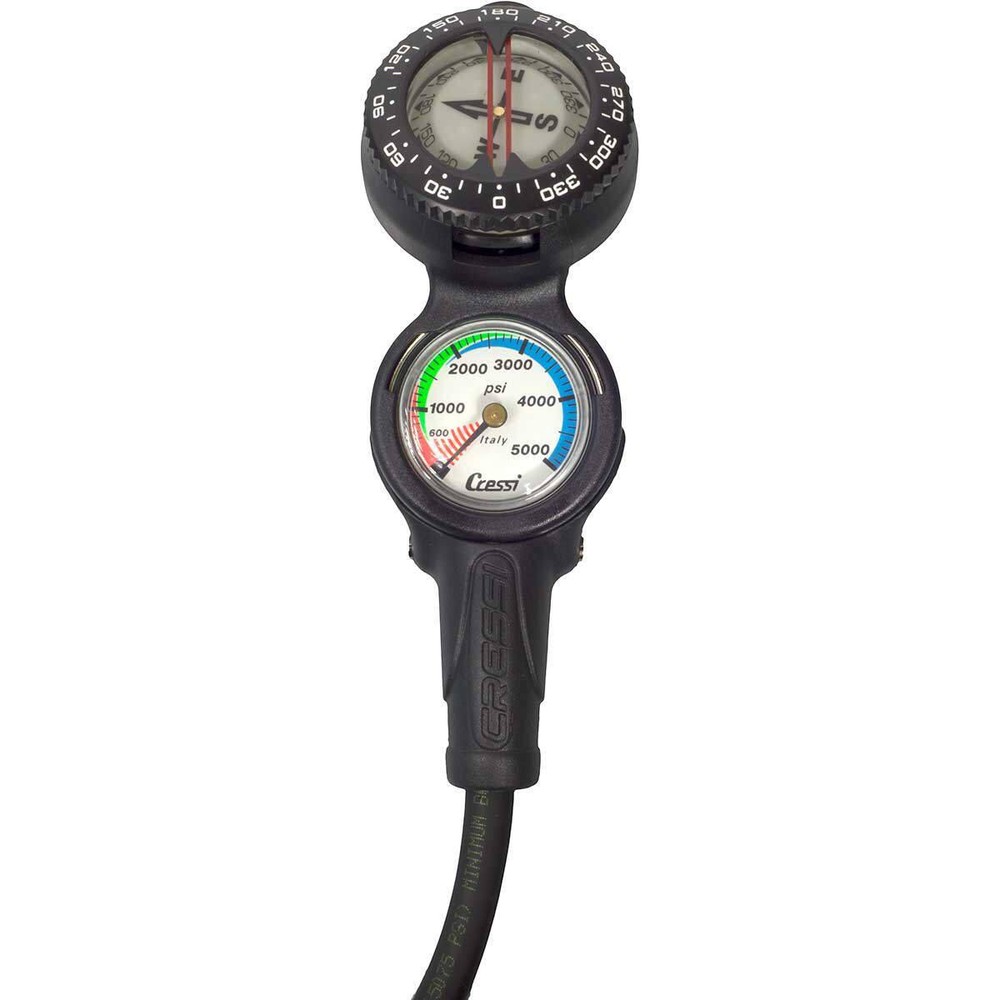 Cressi Console CP2 Pressure Gauge, Imperial
