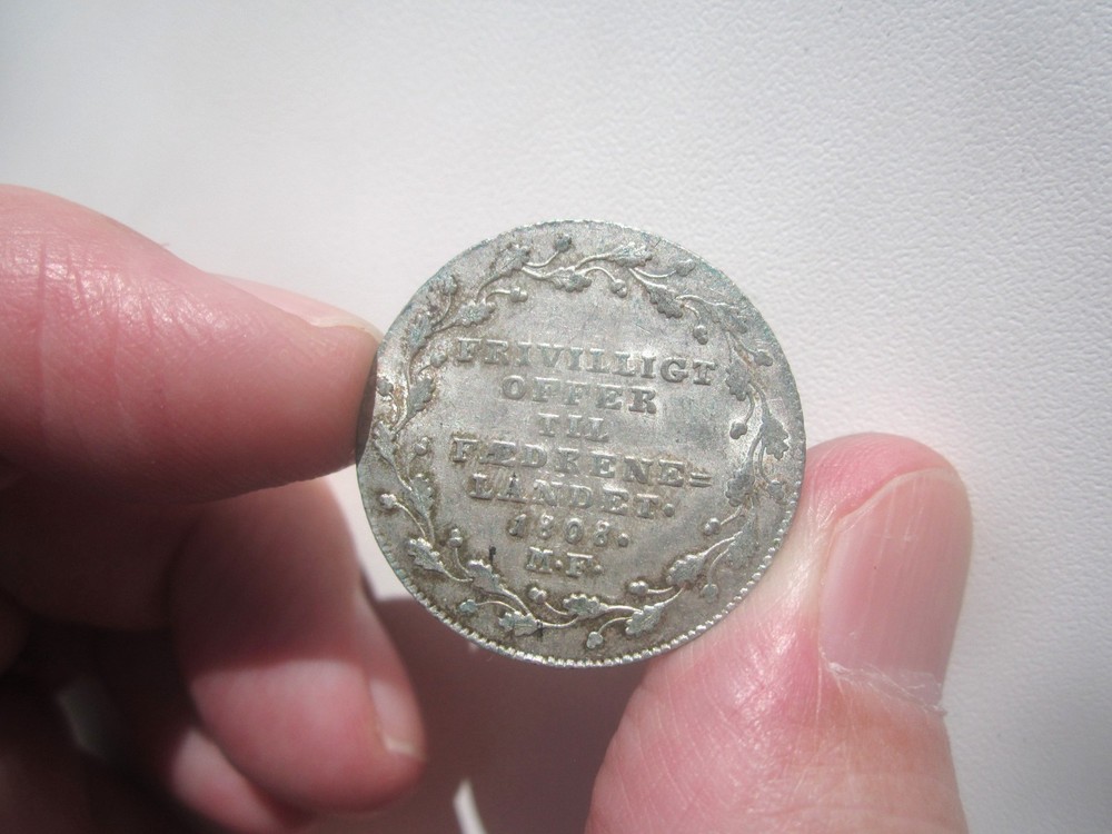 BEAUTIFUL 1808 DENMARK 1/6 RIGSDALER