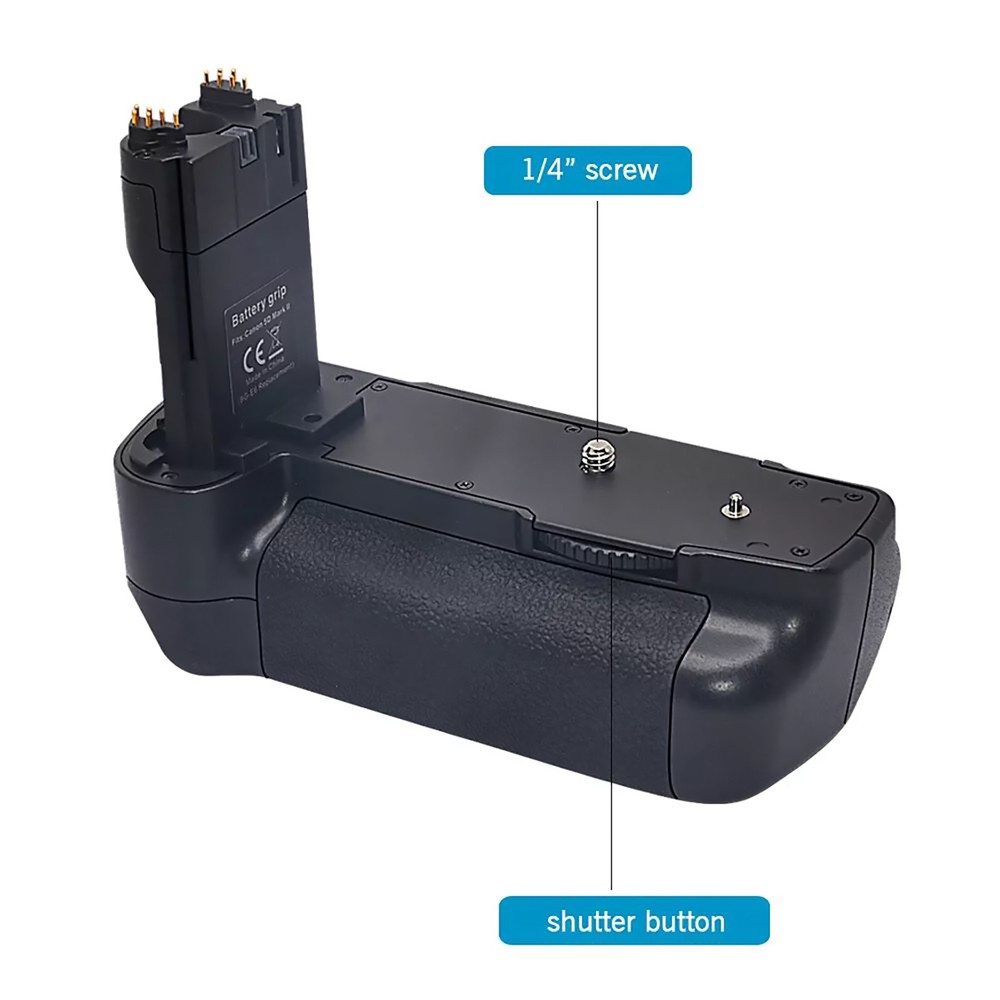 Stable Shooting BG-E6 Vertical Battery Hand Grip for Canon EOS 5D Mark II 5DII