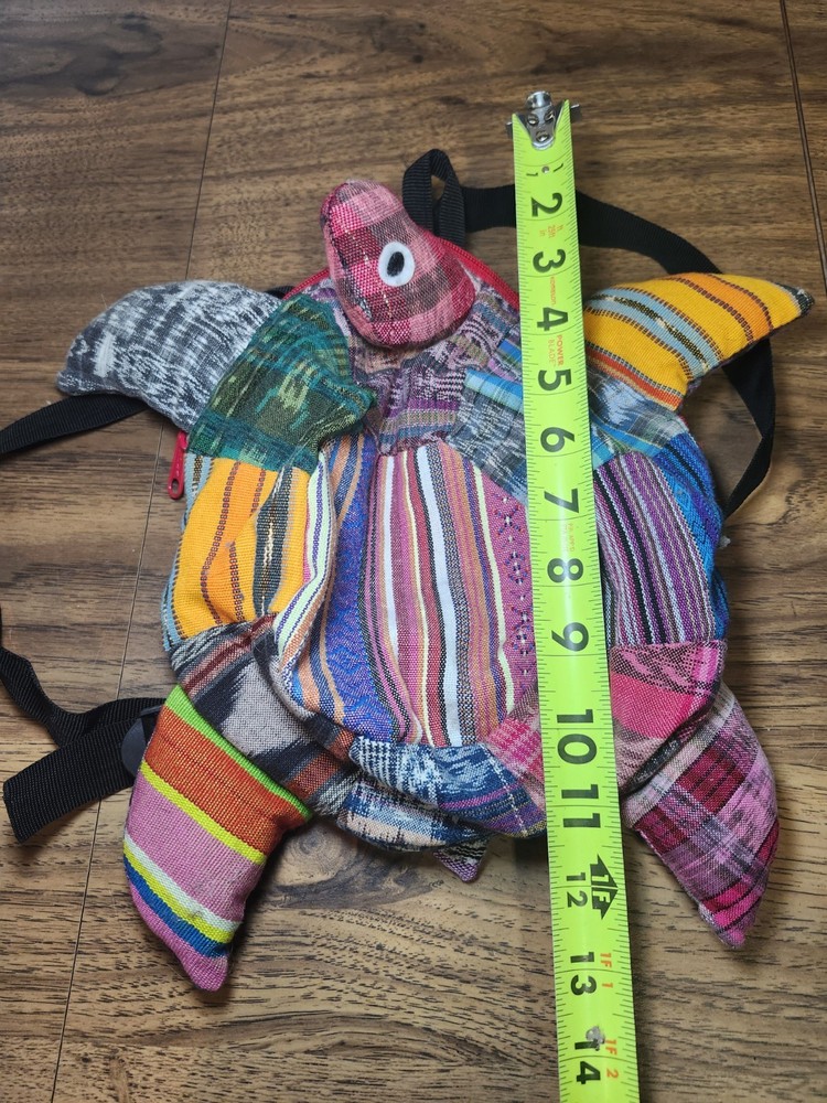 Trades Of Hope Small Cloth Turtle Patchwork Backpack