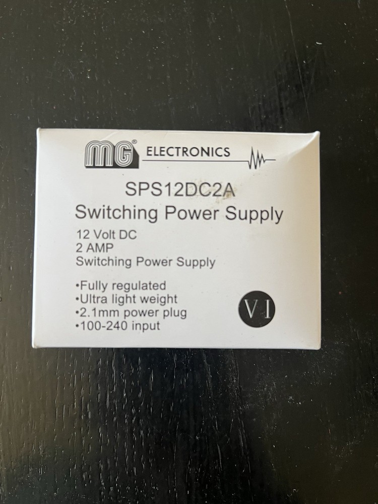 MG Electronics SPS-12DC-2A 100-240V DC Switching Power Supply