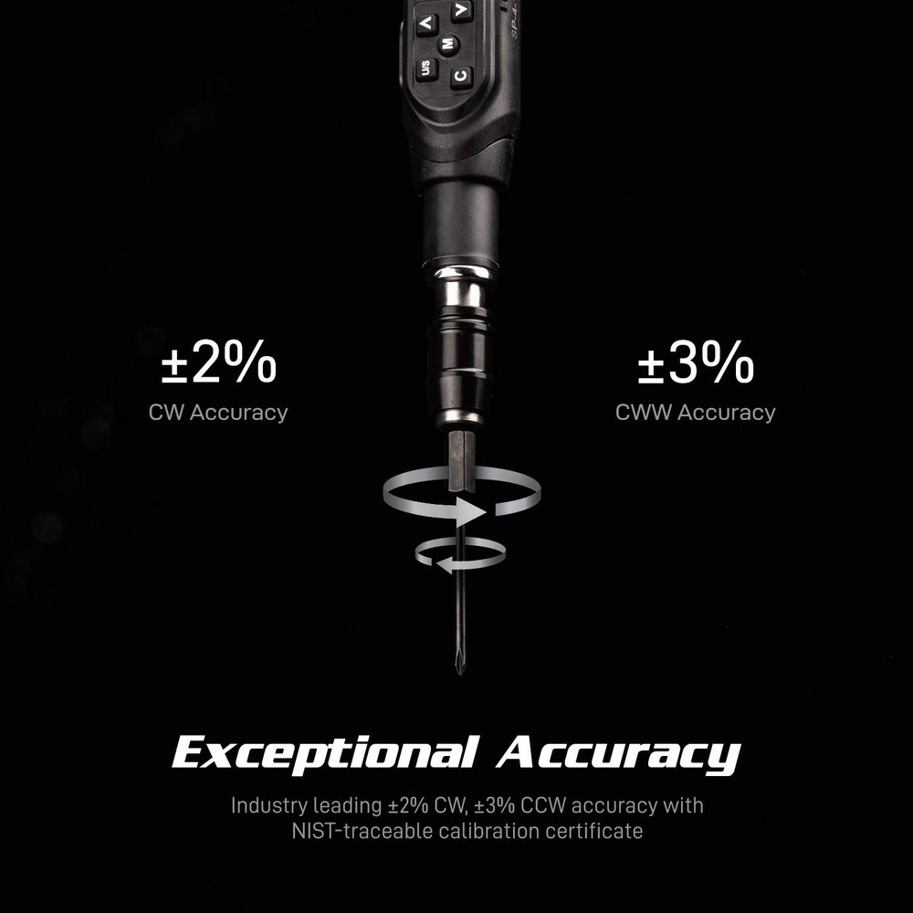 Capri Tools Digital Torque Screwdriver, Dual Dir