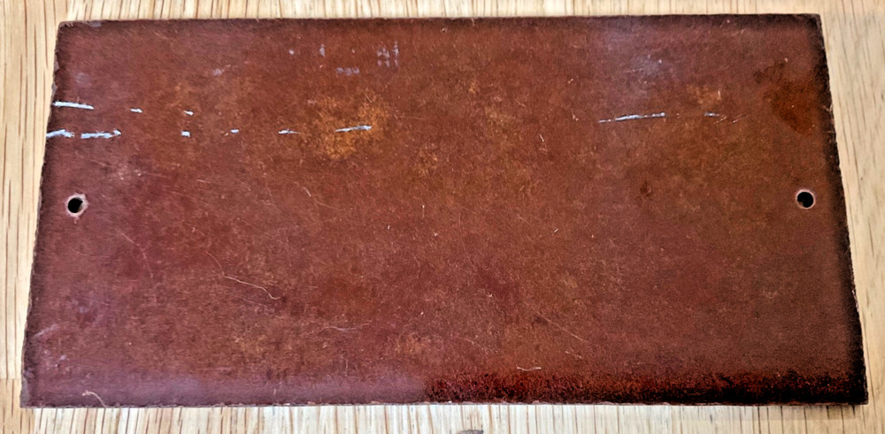 ORIGINAL WW2 BAKELITE AIR RAID WARDEN SIGN