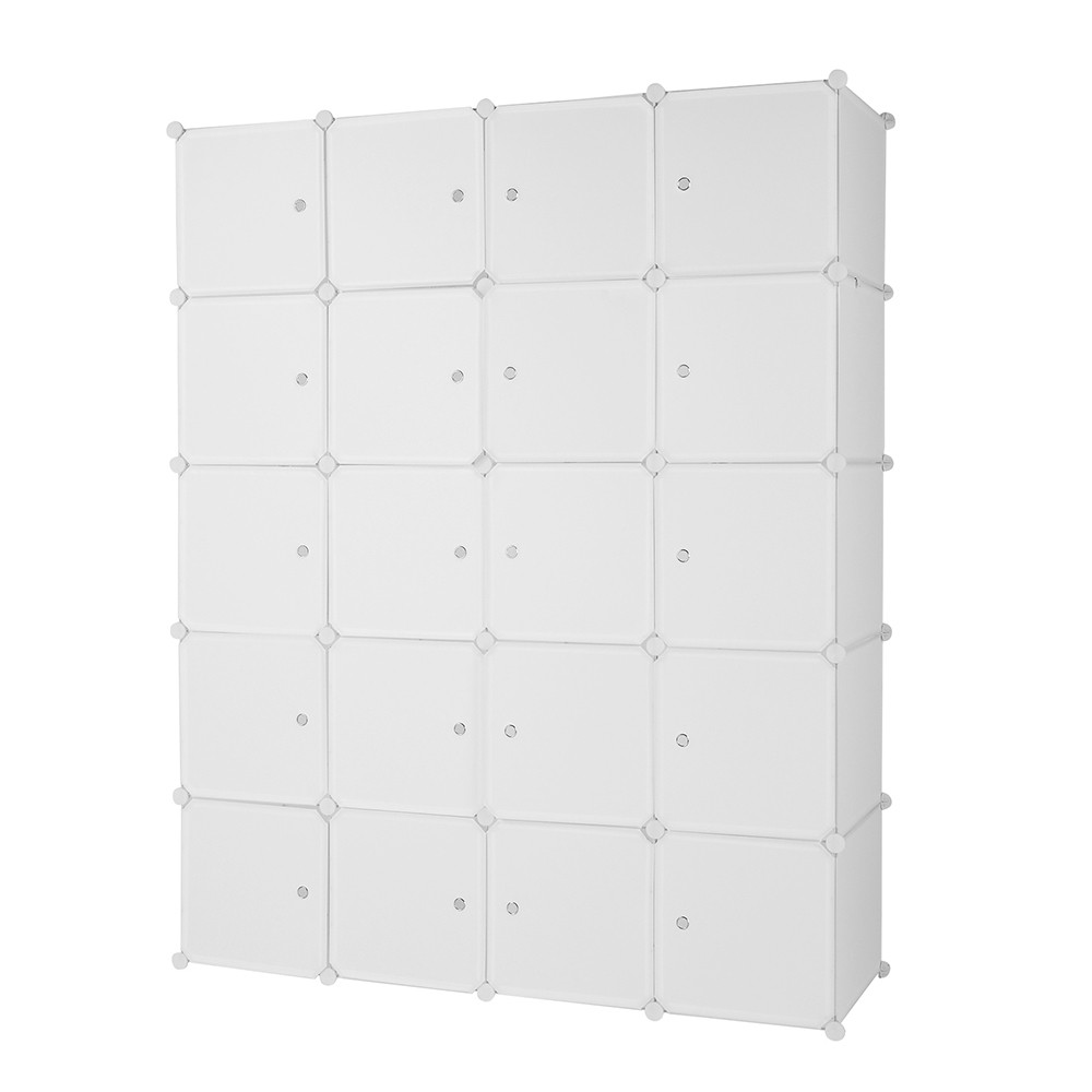 20 Cube Organizer Stackable Plastic Cube Storage Shelves Design