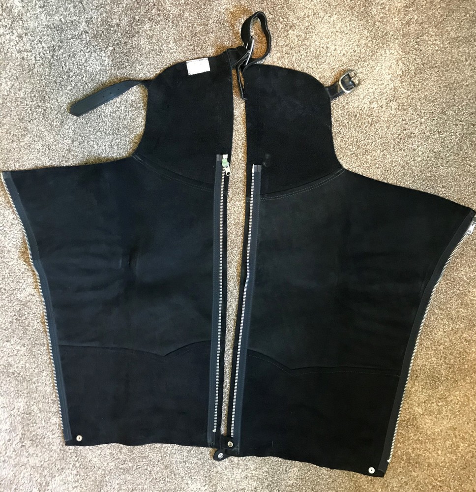 Leather Motorcycle Chaps - Small - Made in USA