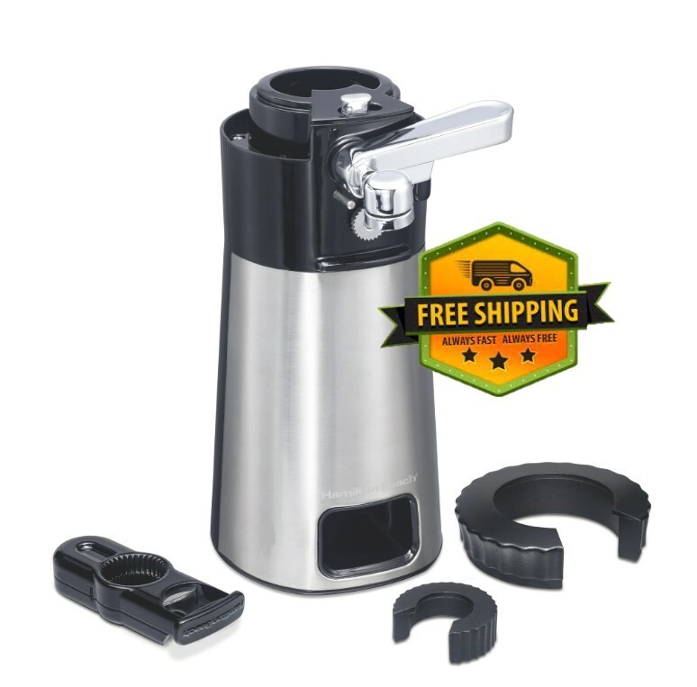 Hamilton Beach Electric Can Opener with Open Station Design, Includes Multi-Tool