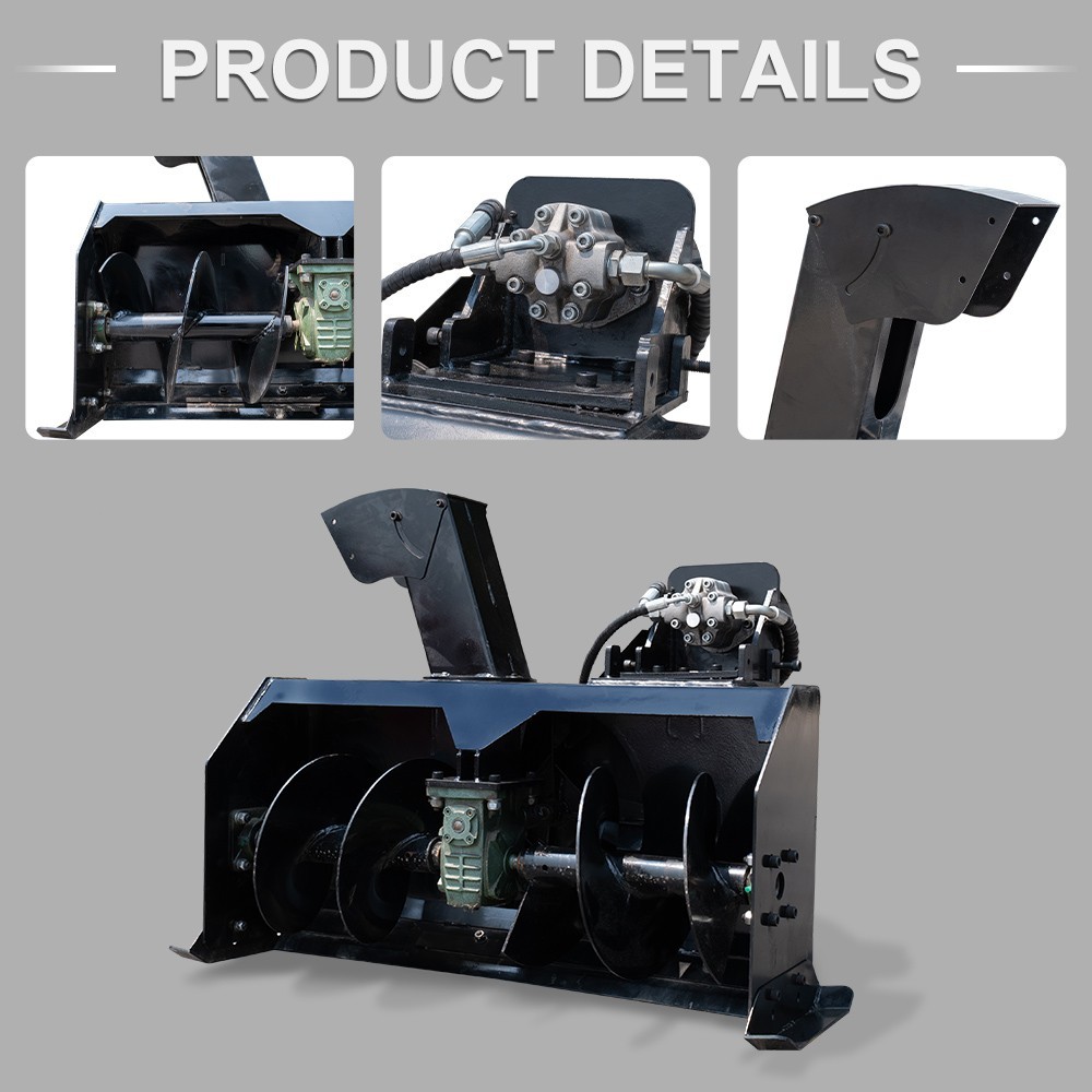 MMS Snow Blower Attachment Fit Toro Dingo Mini Skid Steer Loader Snow Thower