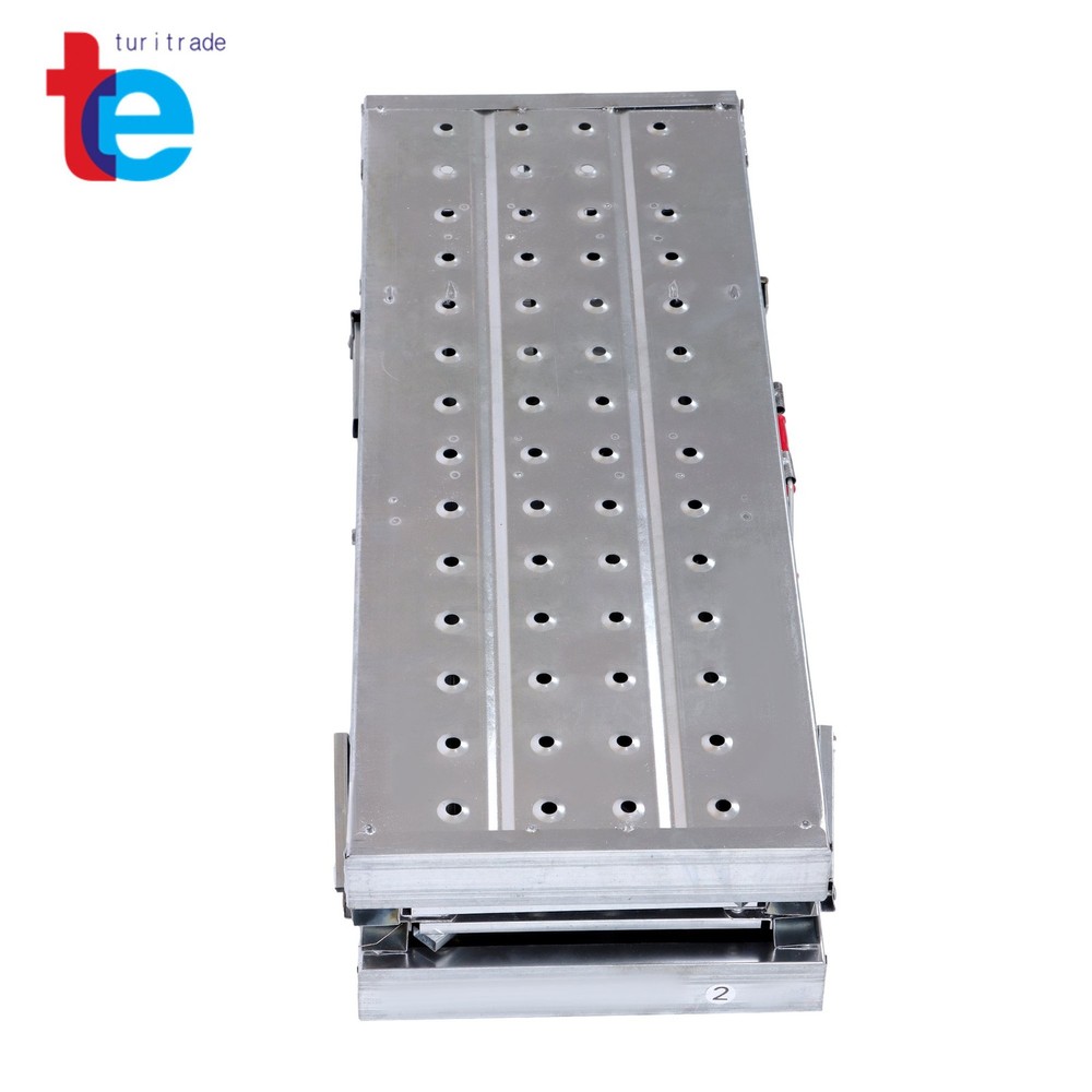 1.6m Adjustable Folding Ladder - Multi-Purpose Scaffold & Work Platform