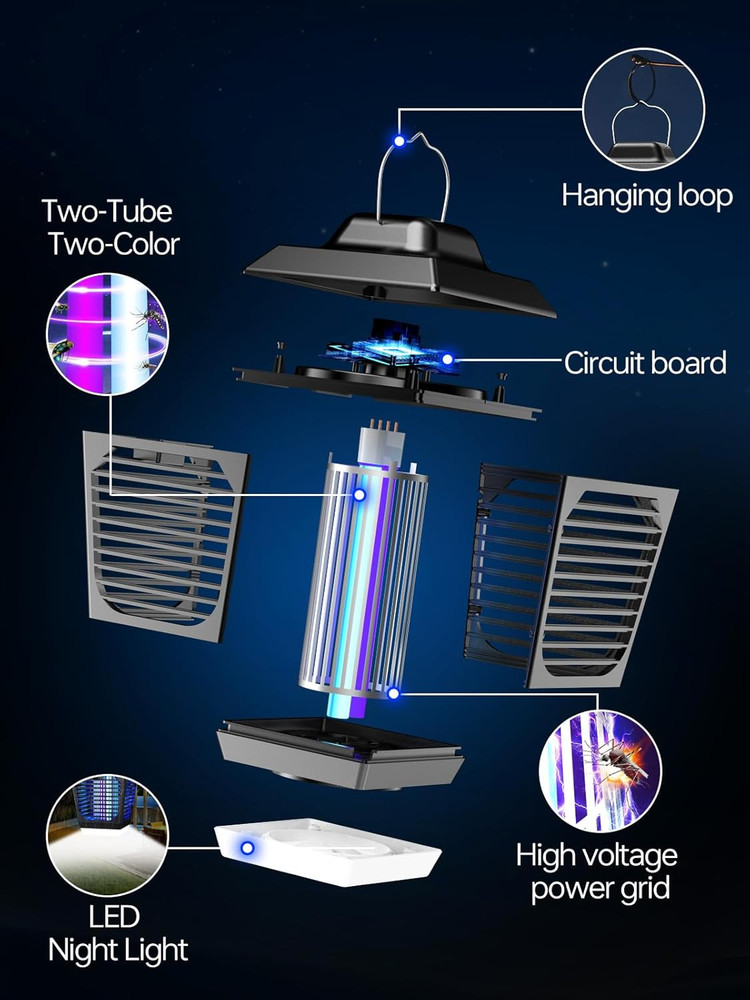 Bug Zapper for Mosquitoes Flies Indoor Outdoor