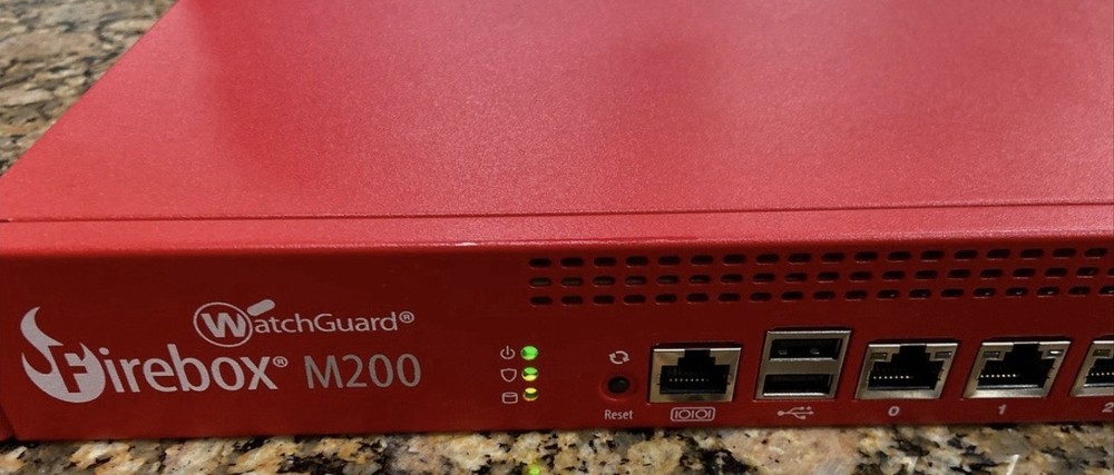 WatchGuard Firebox M200 Network Security Appliance Firewall & VPN Device M200