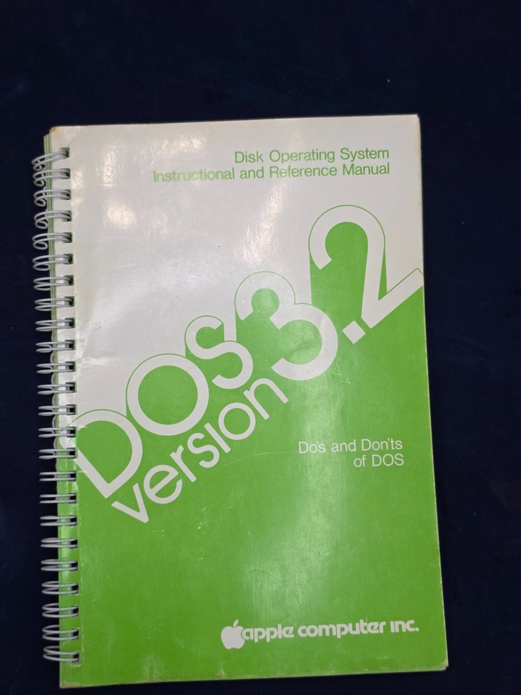 Lot of 6 Apple II Manual DOS Applesoft Practical Basic Programming