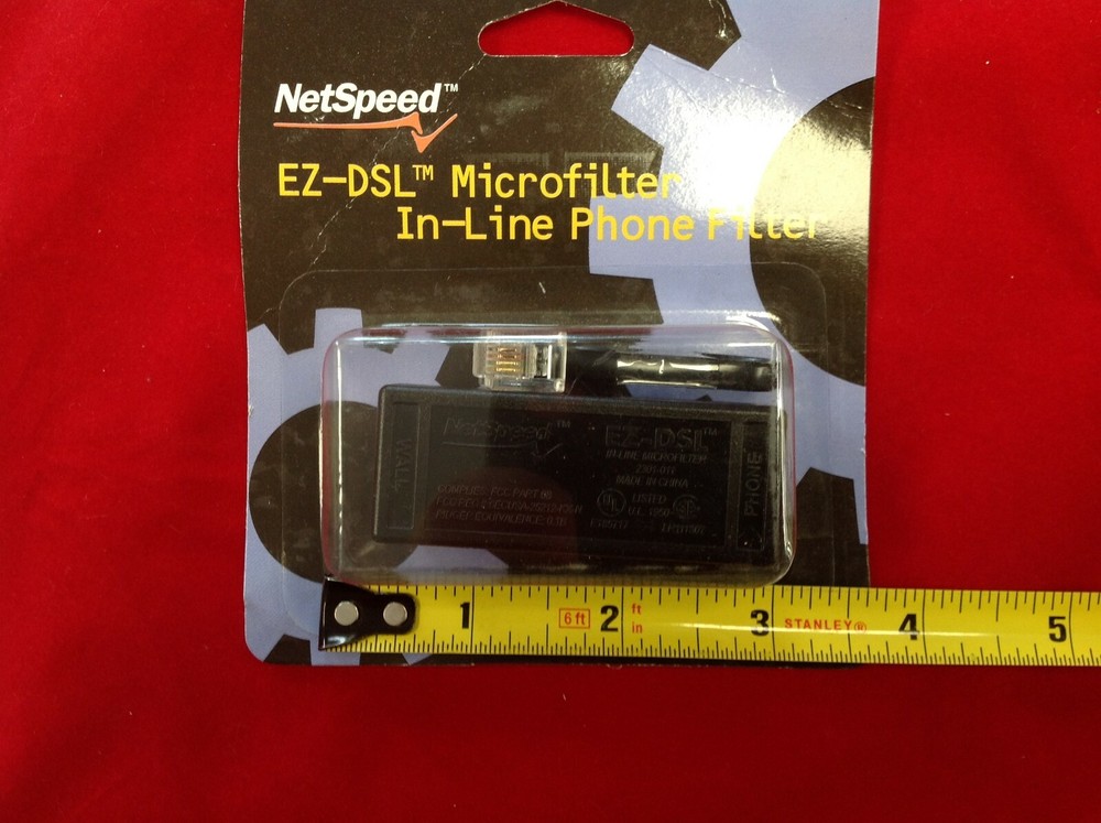 Netspeed EZ-DSL Microfilter In-Line Phone Filter