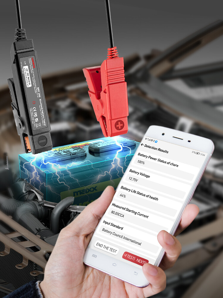 LAUNCH BST360 Bluetooth Battery Testers 12V Automotive Battery Analyzer Load