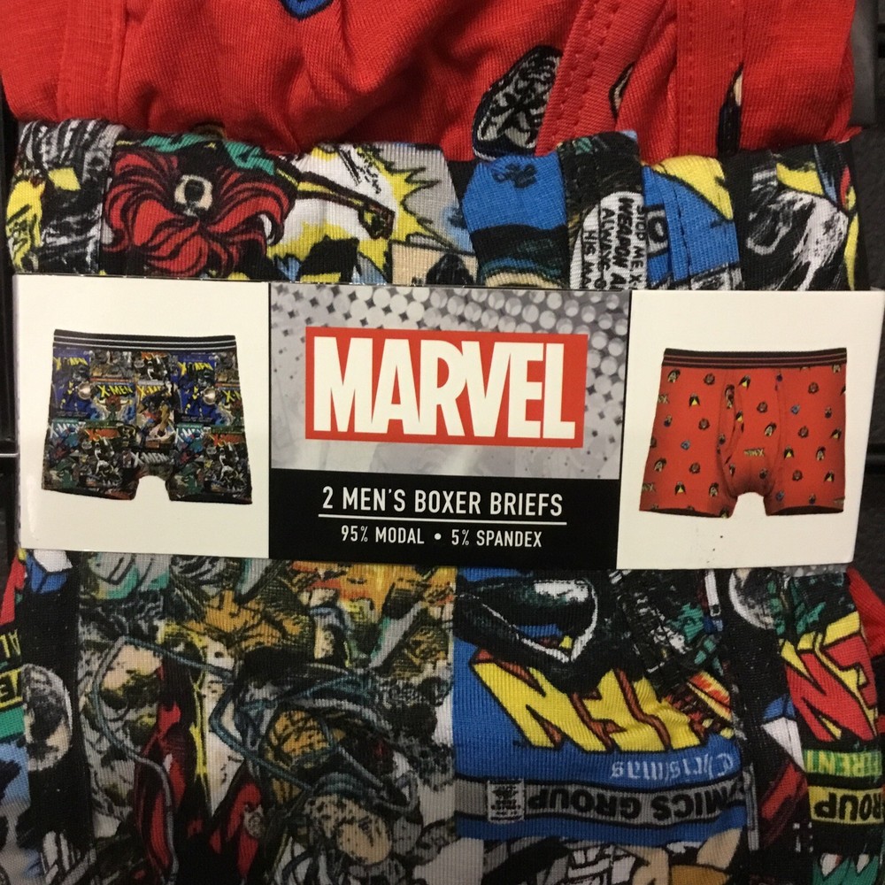 Marvel Men's 2 Pack X-Men Boxer Briefs