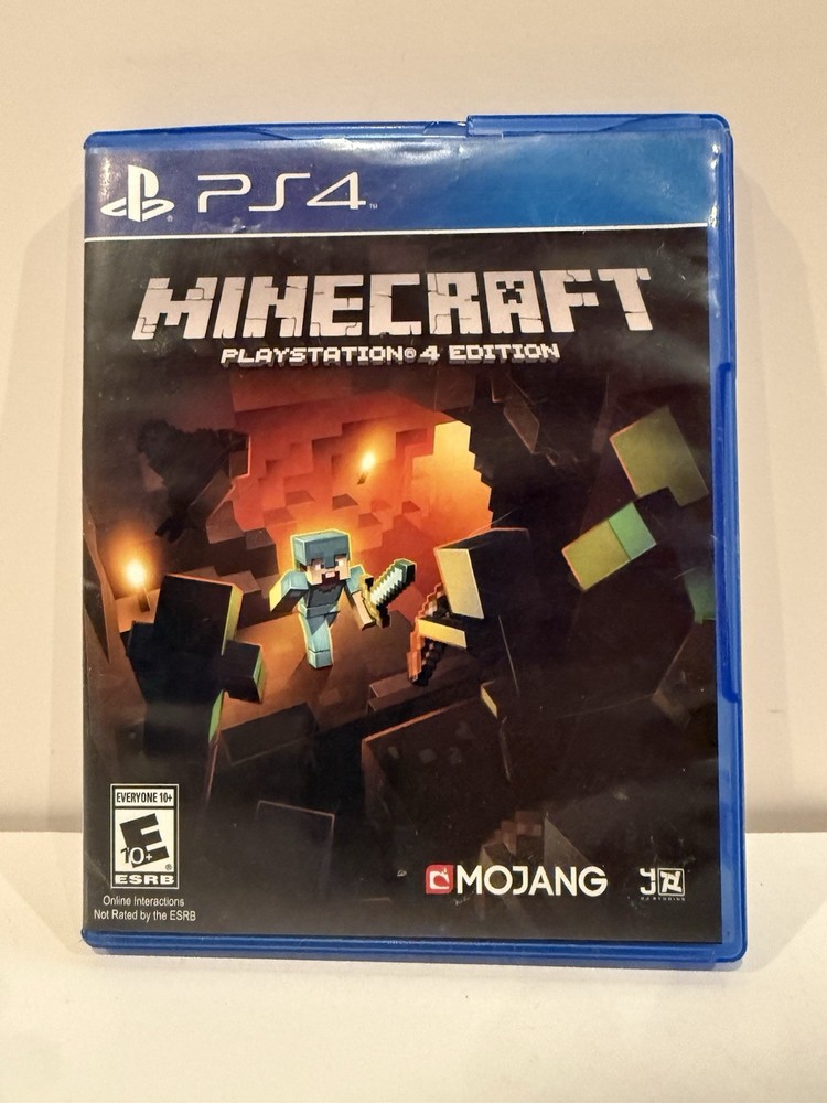 Minecraft (PlayStation 4, 2014) - Case Only - No Game