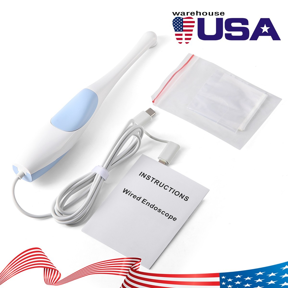 Professional Dental Intraoral amera USB 1920P with Freeze Button Apple/Type-