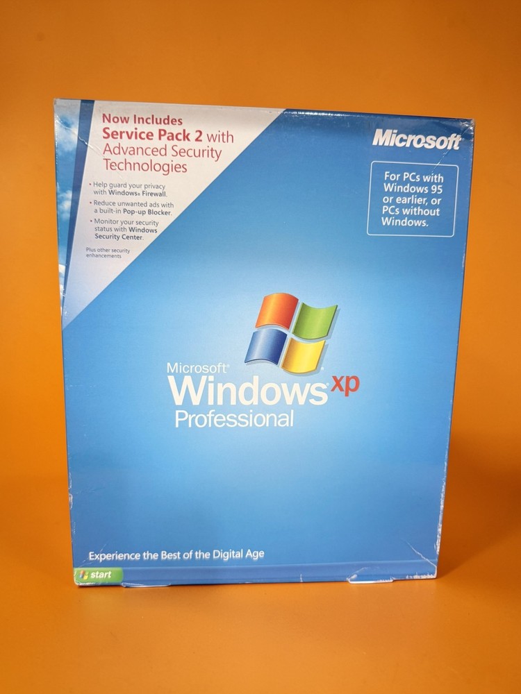 Microsoft Windows XP Professional SP2 Full  Retail MS WIN PRO Open Box New