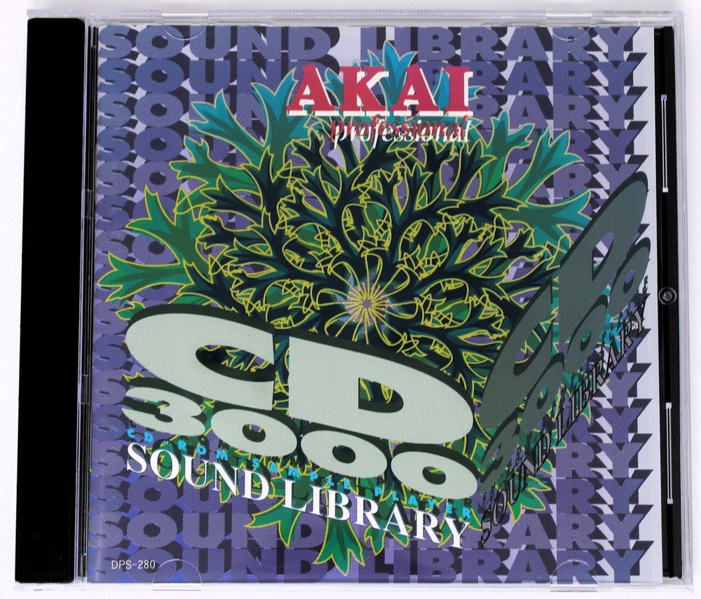 Akai Professional CD3000 Sound Library Akai Format Sample/Sampling CD 1993
