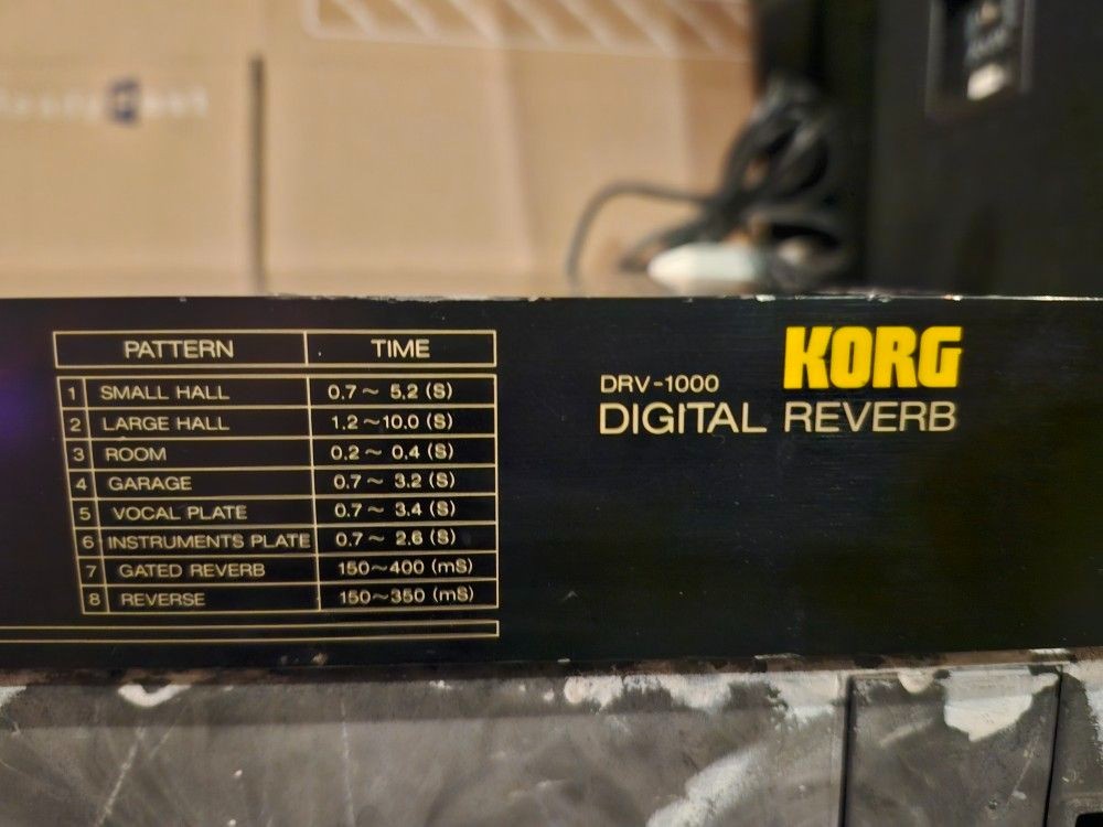KORG DRV-1000 Digital Reverb