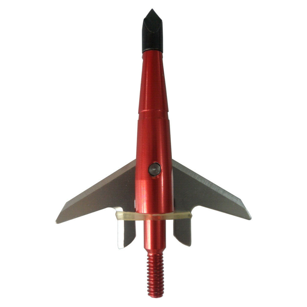 24Pcs Swhacker Broadheads 100Gr Red/Silver Expandable Sharp Blade Crossbow Tips