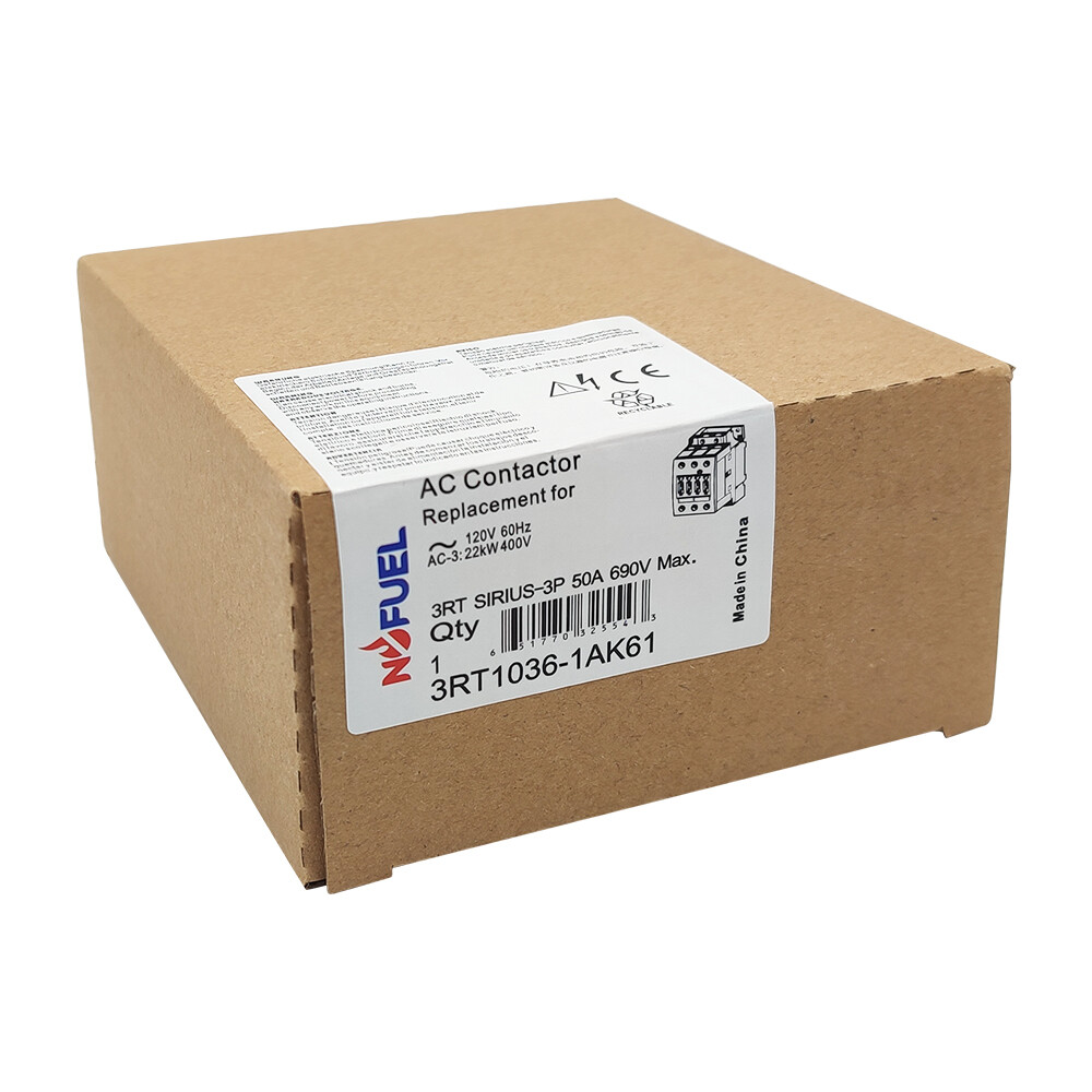 3RT1036-1AK61 Contactor 120V coil 50A replace Siemens Contactor 3RT1036-1AK60 AC