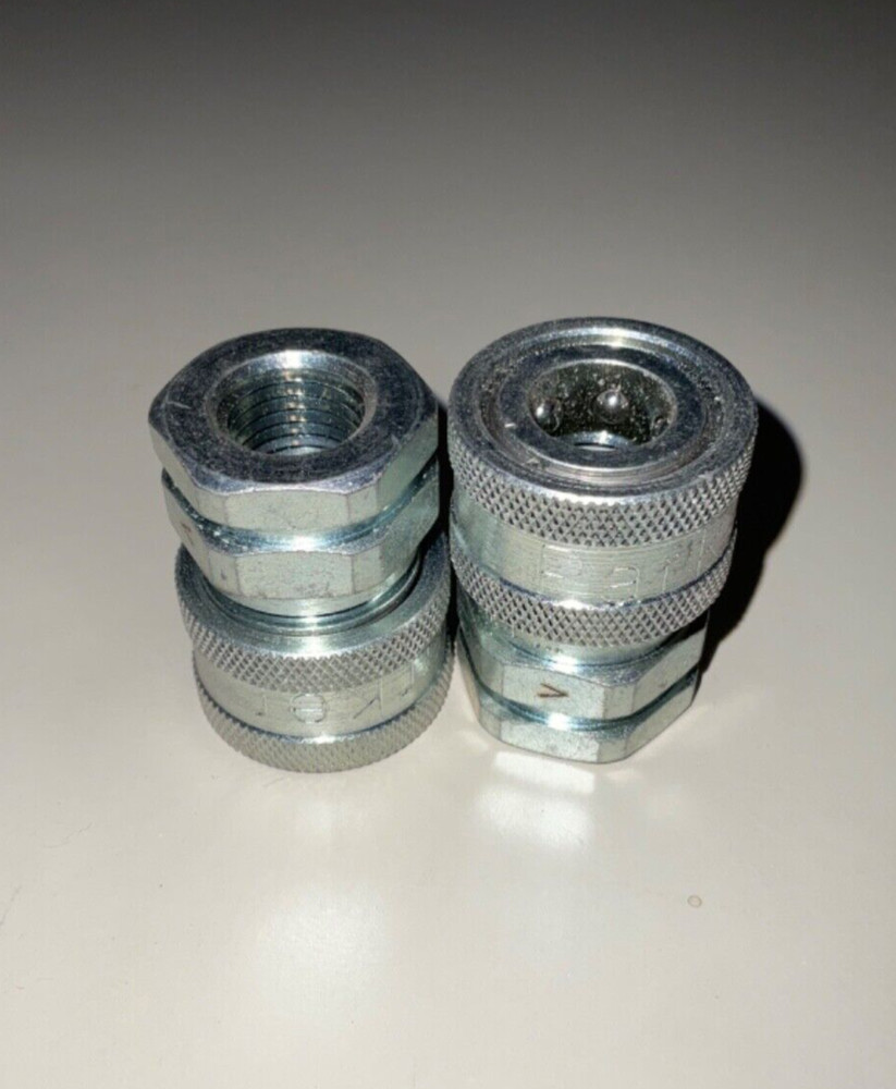 2 pc Quick Coupler, 1/2” Steel Parker