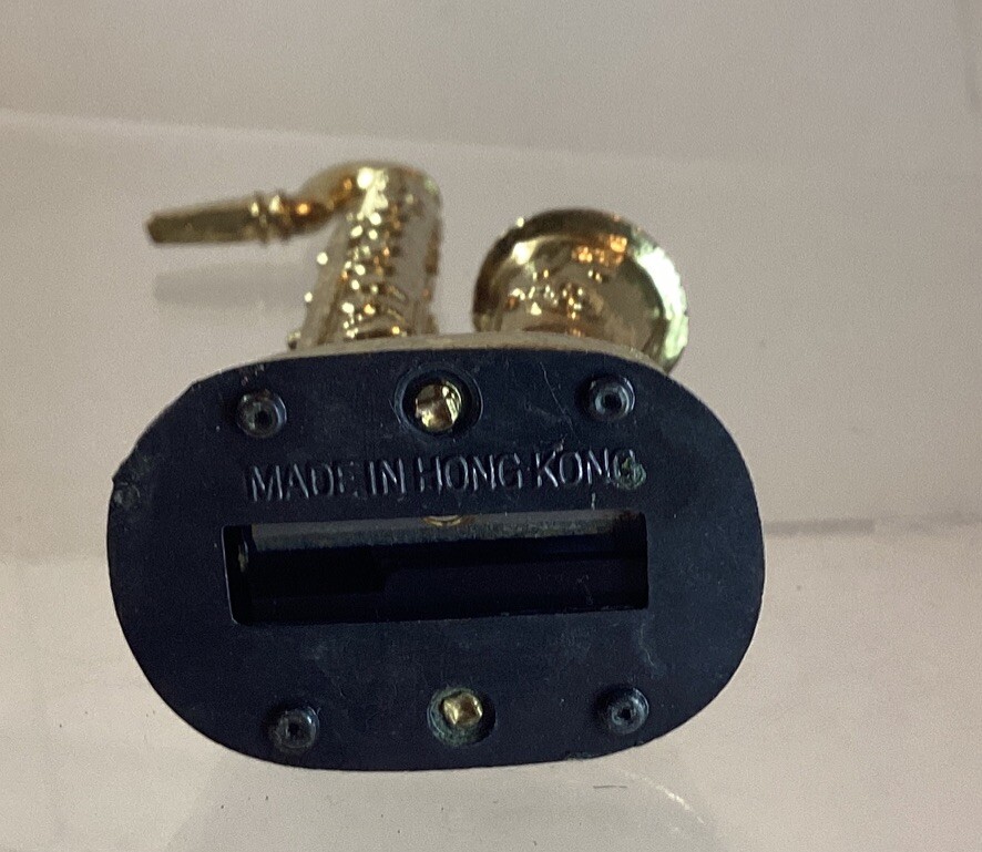 Diecast Bronze Pencil Sharpener Saxophone