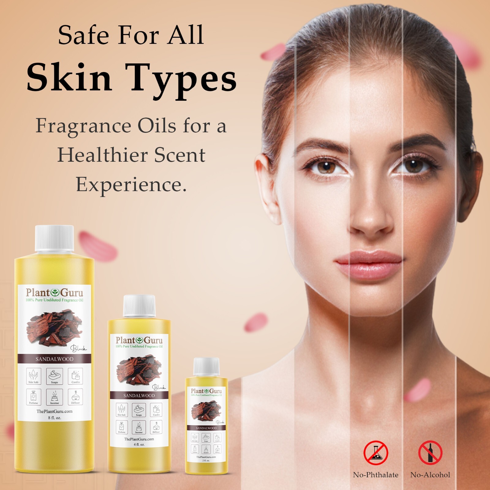 Black Sandalwood Fragrance Oil For Candle, Soap Making, Diffuser and Burners