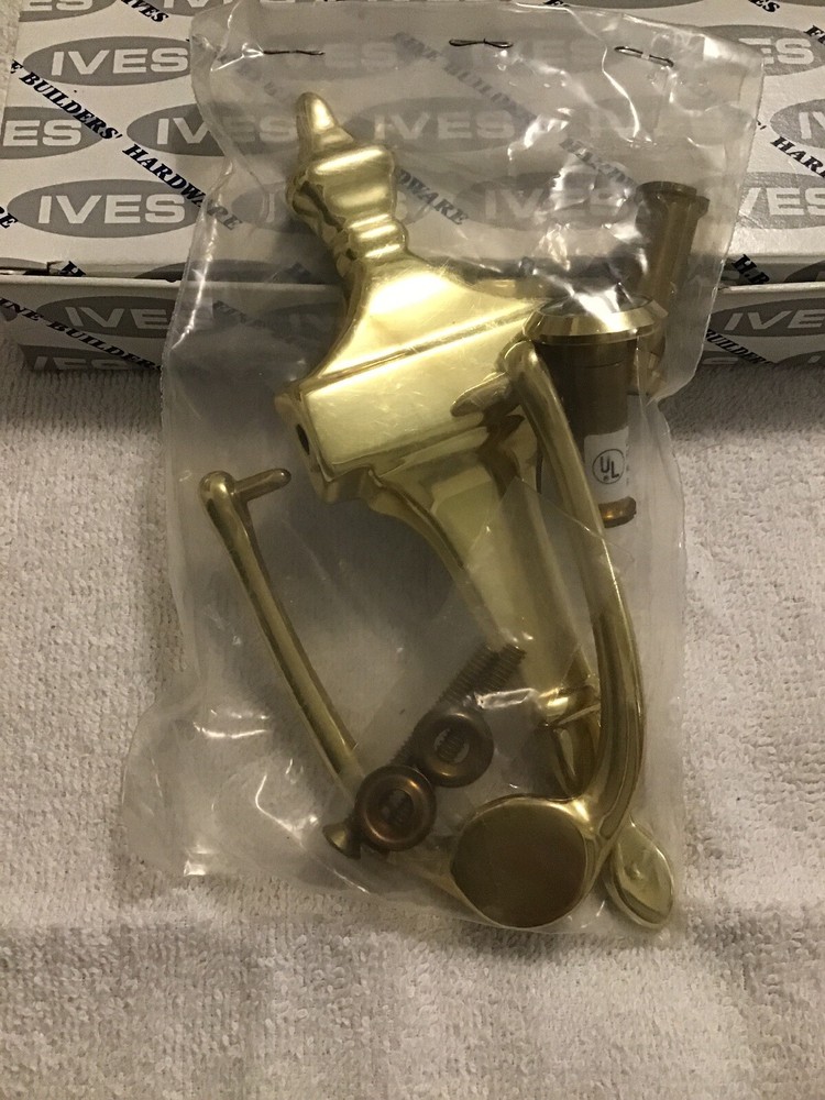 IVES Solid Brass Door Knocker, New in Box.