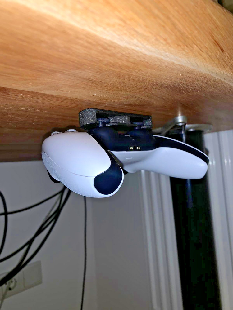 PS5 Under Desk Controller Holder Hanger Mount