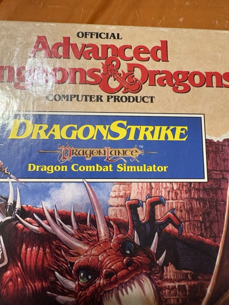 Advanced Dungeons & Dragons Dragonstrike Dragonlance Amiga Complete EUC