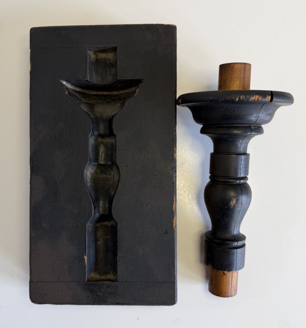 Antique Architectural Salvage Wood Industrial Foundry Pattern 1575 Steampunk