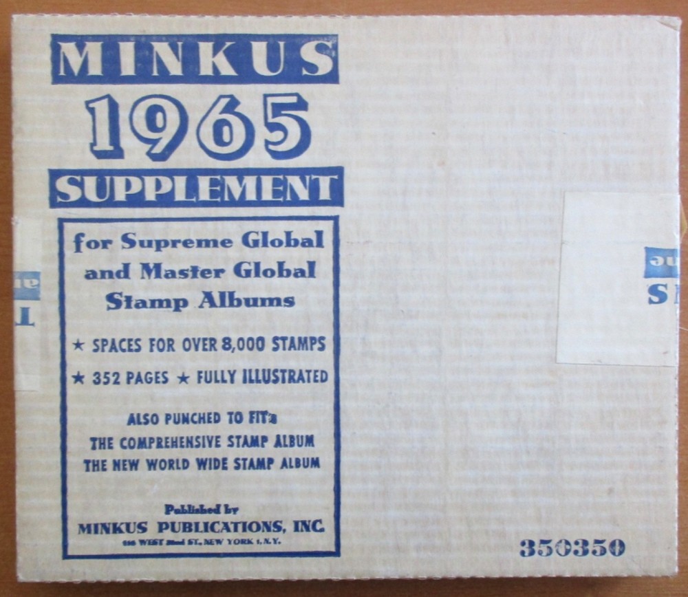 1965 Minkus Global Supplement